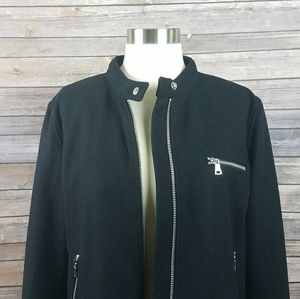 Gap jacket coat wool black bomber